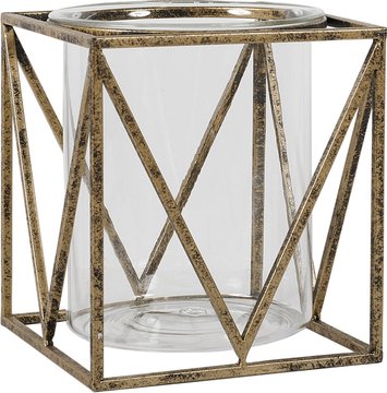 Solomon candle holder - antique gold - small - set of 4