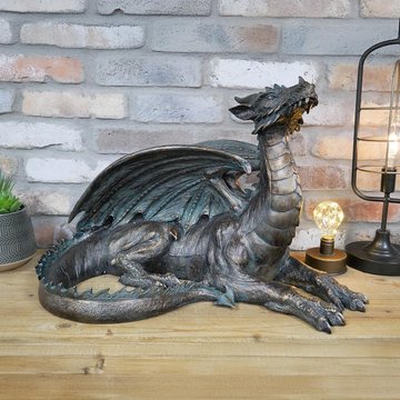Resin dragon statue