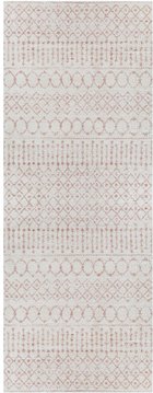 Aliyah runner - boho shaggy - alh2301 - pink - 80cm x 220cm