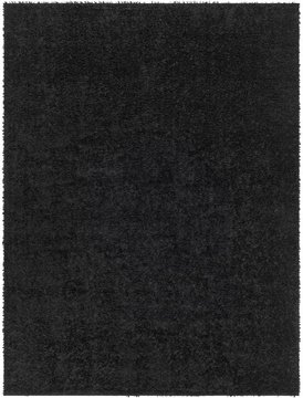 Cloudy rug - high pile shaggy - black - sizes available