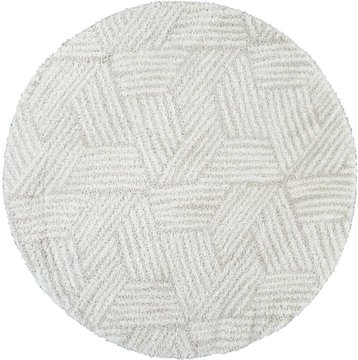 Cloudy round rug - high pile shaggy - cdg2319 - beige - sizes available
