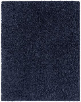Moda rug - high pile shaggy - dark blue - sizes available