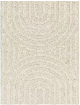 Rodos rug - modern shaggy - rdo2328 - beige - sizes available