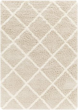 Urban rug - shaggy cottage plush pile - usg2319 - beige - sizes available