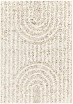 Urban rug - shaggy modern plush pile - usg2315 - beige - sizes available
