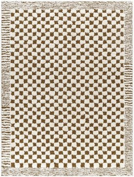 Freud rug - checkered - ivory & brown - sizes available