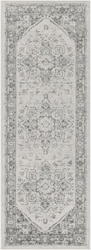 Chester runner - oriental vintage - che2312 - grey - 80cm x 220cm