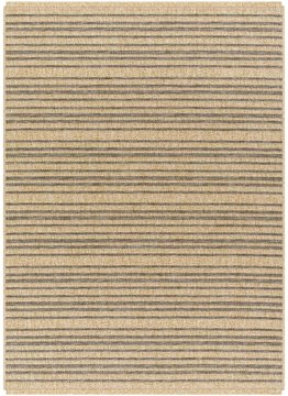Mirage rug - jute look striped - mge2308 - cottage brown - sizes available