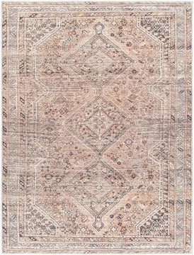 Amelie rug - machine washable traditional boho - aml2384 - cider orange - sizes available