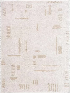 Fossay rug - machine washable modern shaggy - fsg2301 - beige - sizes available