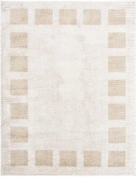 Fossay rug - machine washable modern shaggy - fsg2314 - beige - sizes available