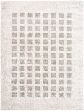 Fossay rug - machine washable modern shaggy - fsg2322 - medium ivory & grey - sizes available