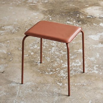 Esa stool - rust red - metal