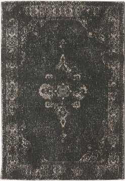 Grand woven rug - black - set of 2 - 90cm x 60cm