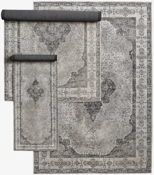 Venus woven rug - dusty grey - 290cm x 200cm