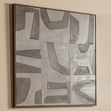Zenith wall art - sand - right