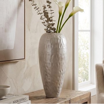 Jildou vase - white - aluminium