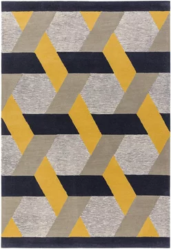Contemporary design camden rug - gold - sizes available