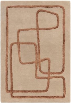 Contemporary design matrix rug - infinity 96 - copper - sizes available