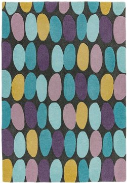 Contemporary design matrix rug - sofia 34 - multi colour - 200cm x 300cm