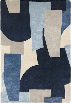 Contemporary design romy rug - element blue - sizes available