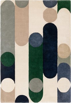 Contemporary design romy rug - morse - blue - sizes available