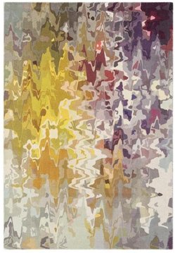 Contemporary design vision rug - stipple multi colour - 120cm x 170cm