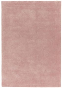 Contemporary plain aran rug - rose pink - 160cm x 230cm