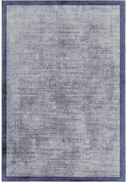 Contemporary plain blade rug - border 06 - airforce navy - sizes available