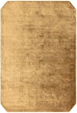 Contemporary plain gleam rug - copper - sizes available