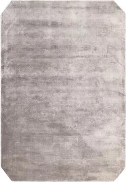 Contemporary plain gleam rug - silver - sizes available