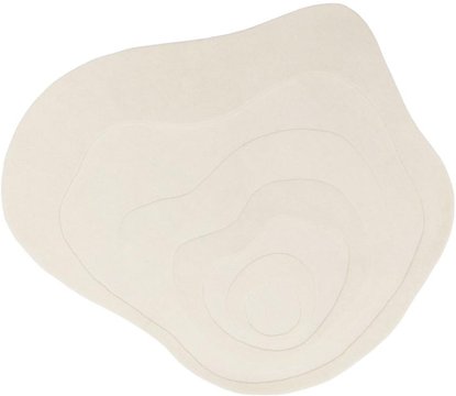 Contemporary plain olsen rug - surge - 150cm x 150cm