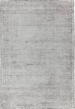 Contemporary plain reko rug - silver - sizes available