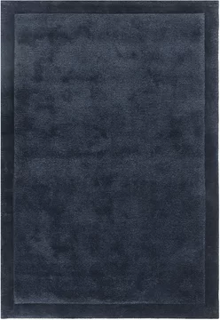 Contemporary plain rise rug - navy - sizes available