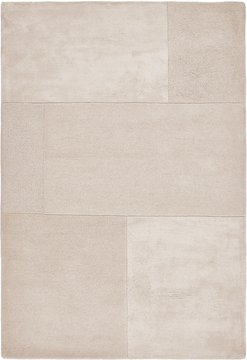 Contemporary plain tate tonal textures rug - ivory - sizes available