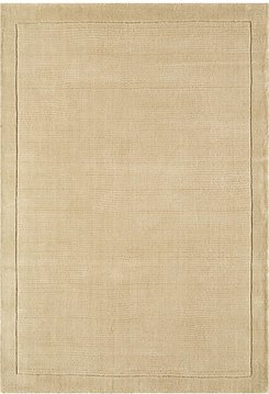 Contemporary plain york rug - beige - sizes available