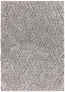 Cosy textures harrison rug - silver - sizes available