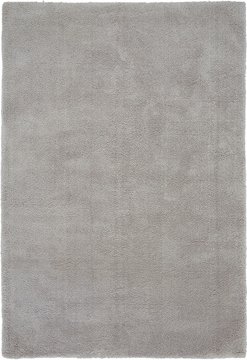 Cosy textures lulu soft touch rug - silver - sizes available