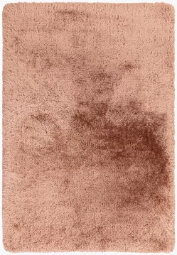 Cosy textures plush rug - blush - sizes available