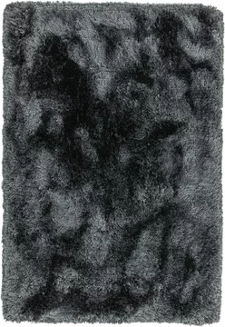 Cosy textures plush rug - slate - sizes available