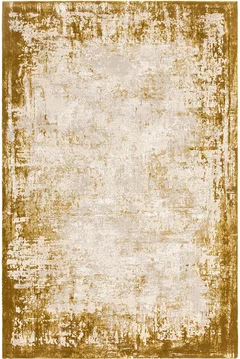 Easy kuza rug - border - gold - sizes available