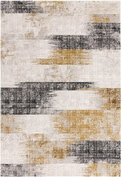 Easy kuza rug - lines - gold - sizes available