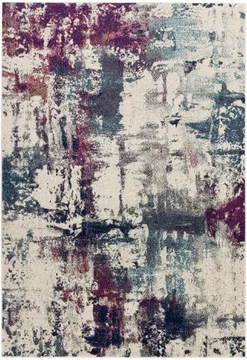 Easy nova rug - navy multi colour - nv23 - sizes available