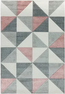 Easy sketch rug - cubic - pink - sizes available