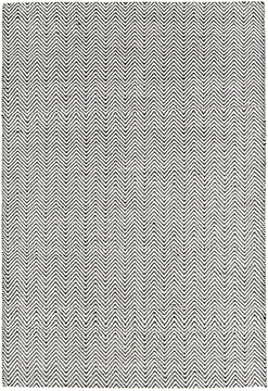 Natural weaves rug - ives - black and white - sizes available