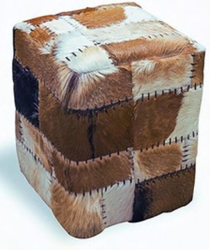Frankfort pouffe - cube - patchwork