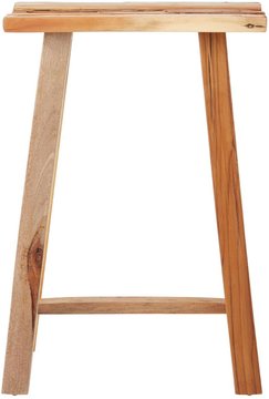 Kendari stool - square - teak wood