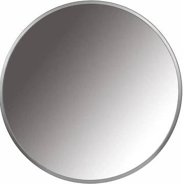 Lucas wall mirror - silver - round - dia 76cm