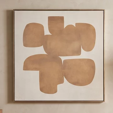 Odyssey wall art - gold - left