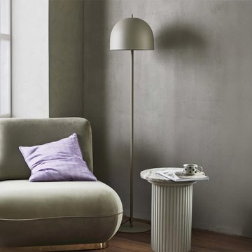 Glow floor lamp - matt beige - metal